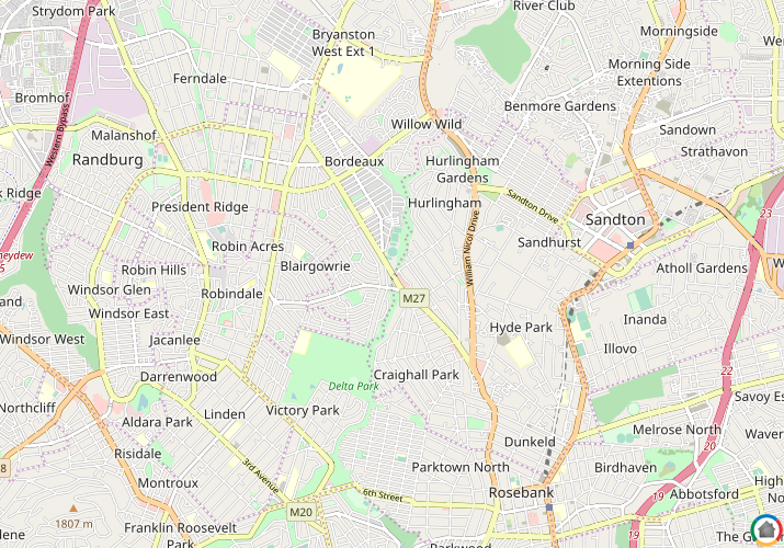 Map location of Oerder Park